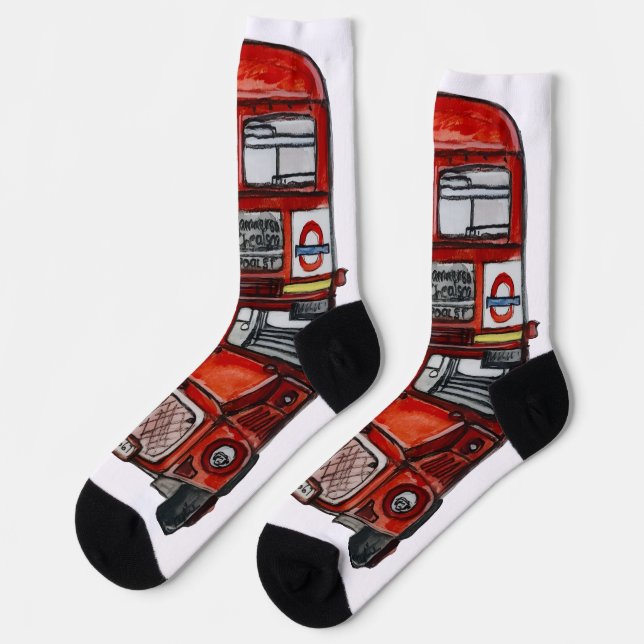 Three Buses Socks (Left)