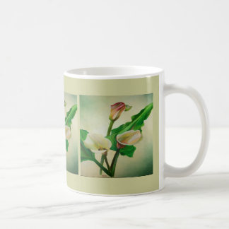 Three Calla Lilies Stunning Botanical Acrylic Coffee Mug