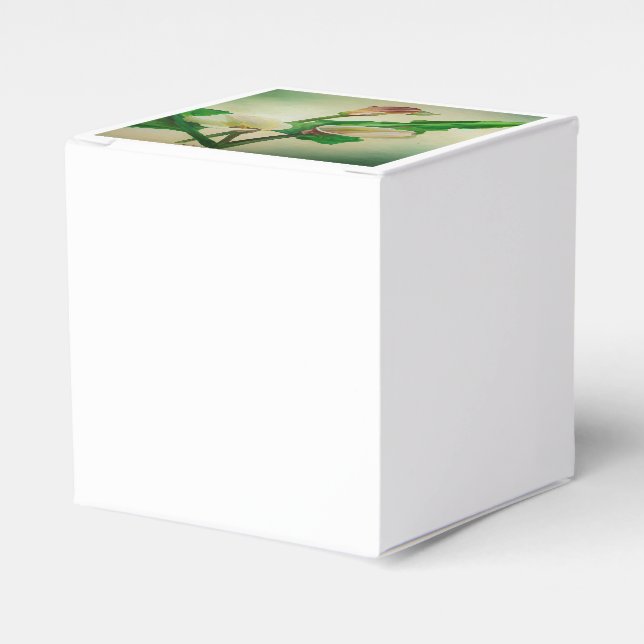 Three Calla Lilies Stunning Botanical Acrylic  Favour Box (Front Side)