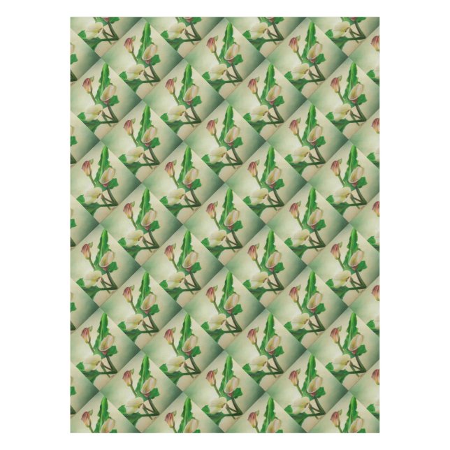 Three Calla Lilies Stunning Botanical Acrylic  Tablecloth (Front)