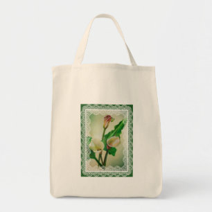Three Calla Lilies Stunning Botanical Acrylic  Tote Bag