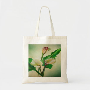 Three Calla Lilies Stunning Botanical Acrylic  Tote Bag