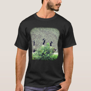 Three Canada Geese Nature  T-Shirt