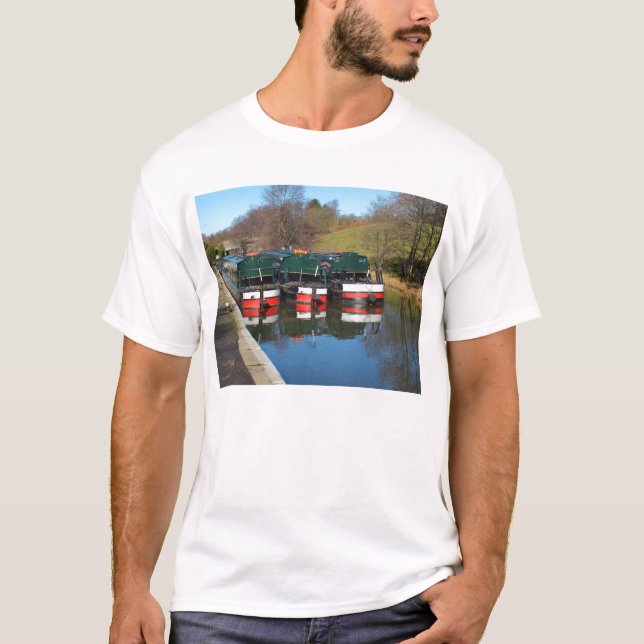 Three canal boats T-Shirt (Front)