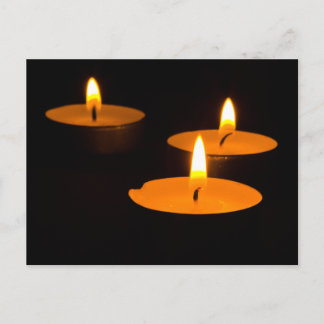 "Three candles" postcards