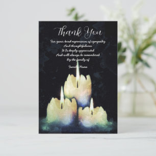 Three Candles Thank You Card