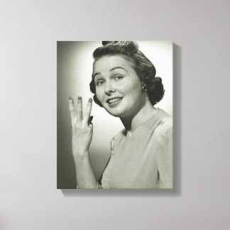 Three Canvas Print