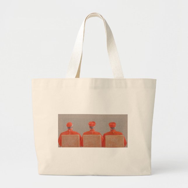 Three Cardinals 2010 Large Tote Bag (Front)