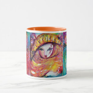 THREE CARNIVAL MASKS Venetian Masquerade Mug