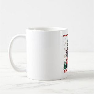 Three Cat Funny Christmas Cat Ugly Xmas Sweater Me Coffee Mug