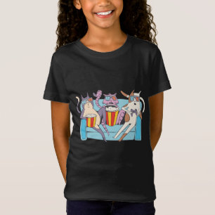 Three Cats 3D Movie Lovers T-Shirt