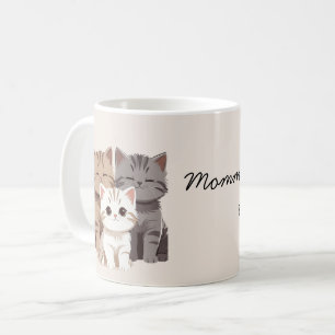 Three Cats' Image, Twins, Coffee Mug