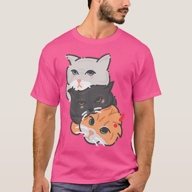 Three Cats T-Shirt (Front)