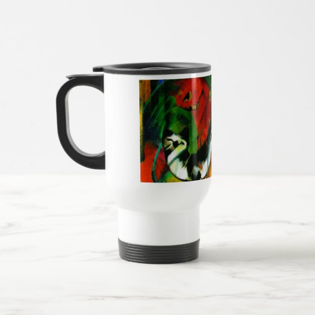 Three Cats Travel Mug (Left)