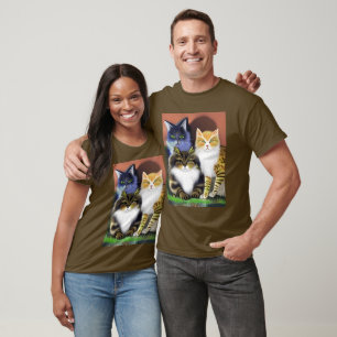Three Cats with an Attitude T-Shirt