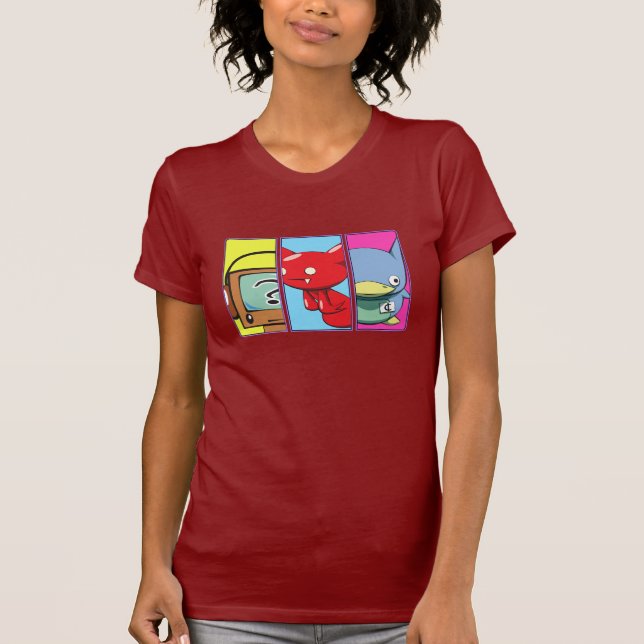 Three_characters T-Shirt (Front)
