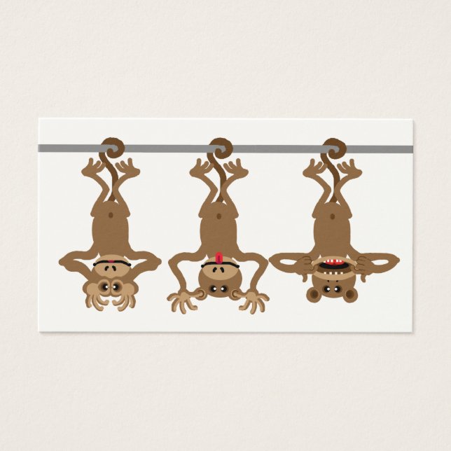 Three cheeky monkeys (Front)