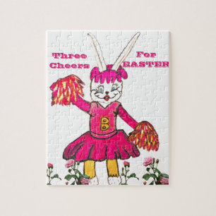 THREE CHEERS FOR EASTER BUNNY JIGSAW PUZZLE