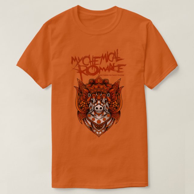 Three Cheers Rock Emo T-Shirt (Design Front)