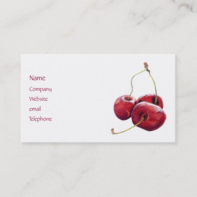 Three Cherries Profile Card (Front)