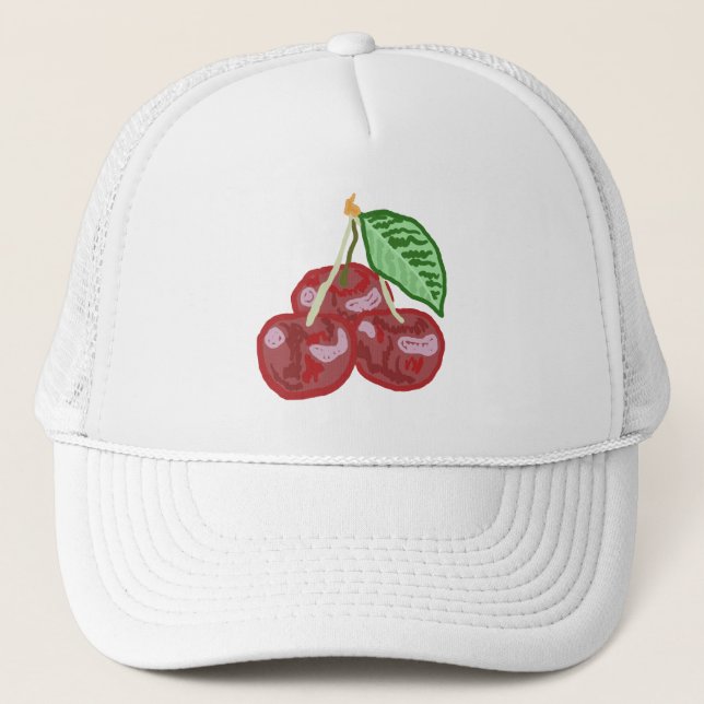 Three Cherries Trucker Hat (Front)