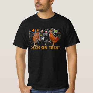 Three Chicken Witches Halloween Costume Chick Tric T-Shirt