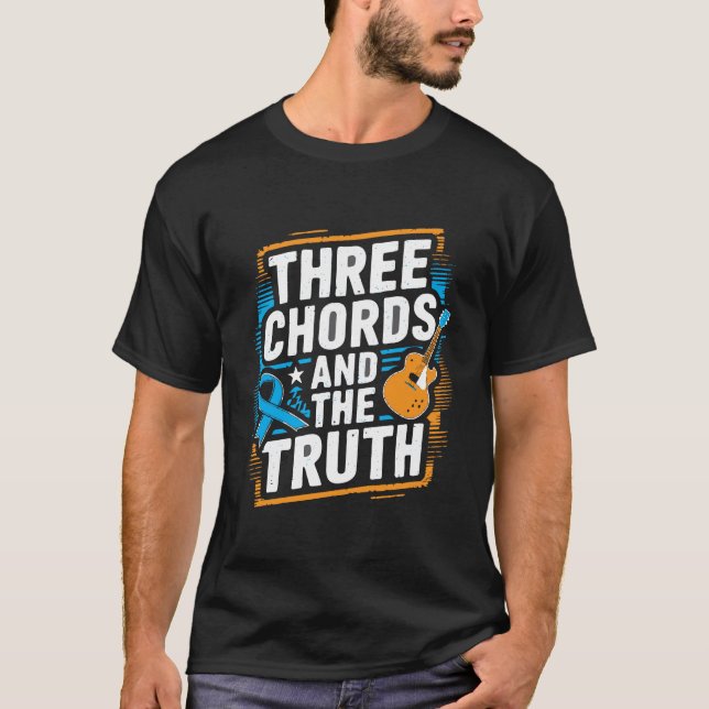 Three Chords and the Truth – Raw Soul Music Tee (Front)