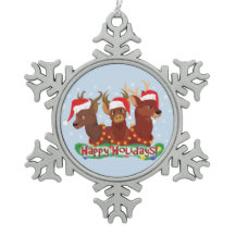 Three Christmas Deer