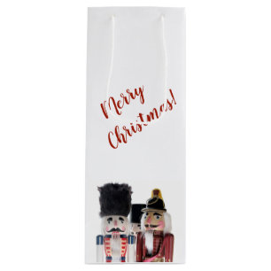 Three Christmas nutcrackers Wine Gift Bag