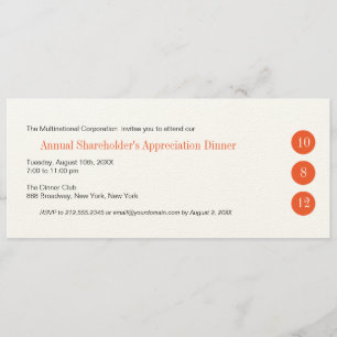 Three Circles Corporate Invitation