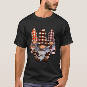 Three Coffee Gnomes Gnome Coffee Coffee Gnome T-Shirt