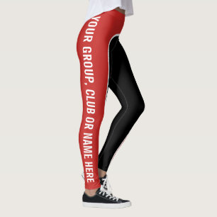 Three Colour Customisable Named Leggings