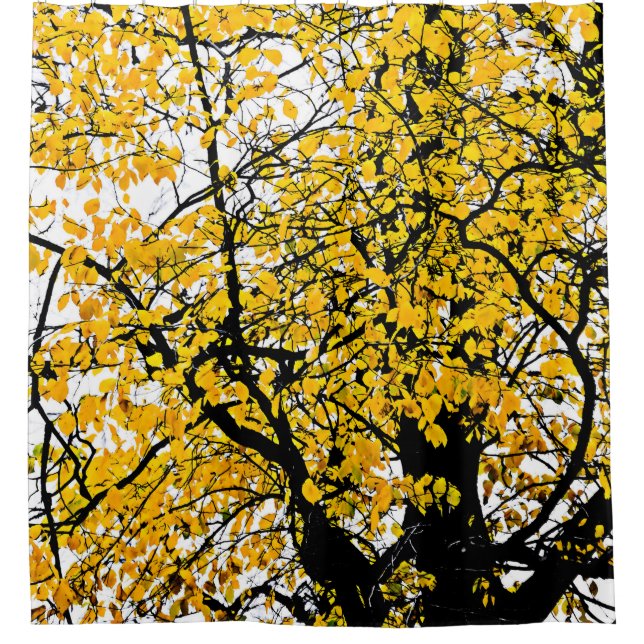 Three Colours Of Autumn Shower Curtain (Front)