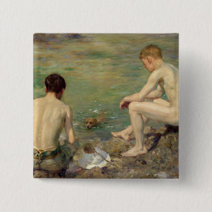 Three Companions 15 Cm Square Badge