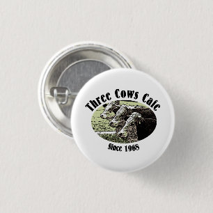 Three Cows Cafe, MECP Fictional Diner 3 Cm Round Badge