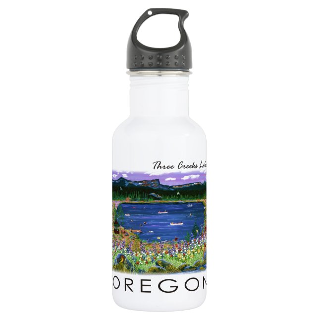 Three Creeks Lake 532 Ml Water Bottle (Front)