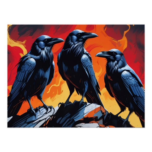 Three Crows Poster (Front)
