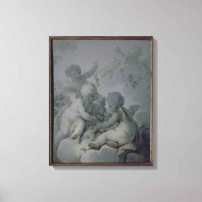 Three Cupids, c.1775 Canvas Print (Front)