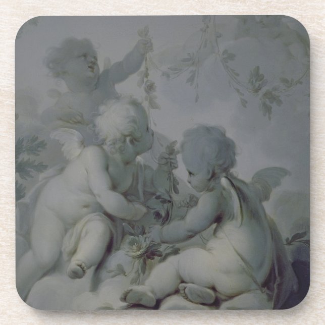 Three Cupids, c.1775 Coaster (Front)