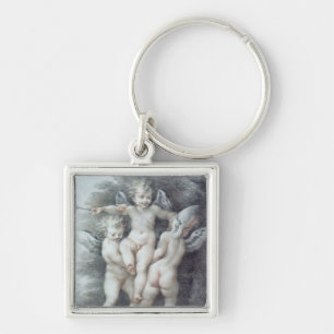 Three Cupids Key Ring
