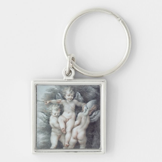 Three Cupids Key Ring (Front)