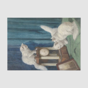 Three Curious Cats by Arthur Heyer Tissue Paper