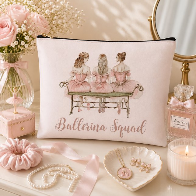 Three Cute Ballerinas  Accessory Pouch (Creator Uploaded)