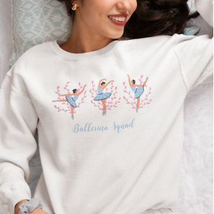Three Cute Ballerinas  Sweatshirt