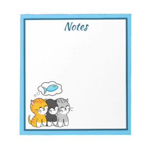 Three Cute Kittens Notepad
