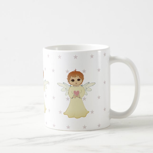 Three Cute Little Angels Coffee Mug (Right)