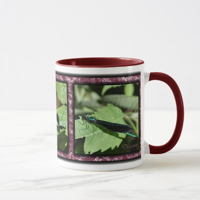 Three Damselflies 01 Mug (Right)