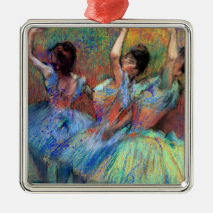 Three Dancers by Degas Metal Tree Decoration