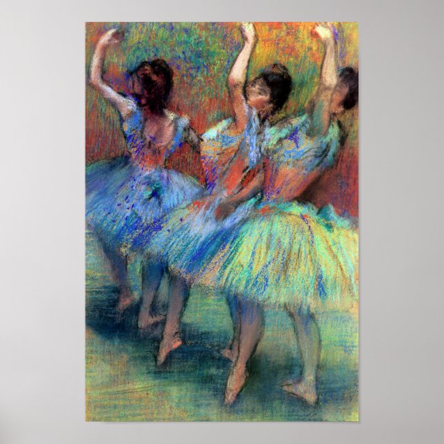 Three Dancers by Degas Poster (Front)