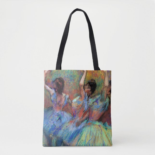 Three Dancers by Degas Tote Bag (Front)